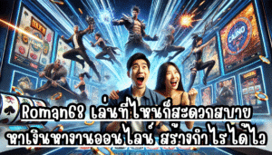 Roman68 เล่นที่ไหนก็สะดวกสบาย หาเงินหางานออนไลน์ สร้างกำไรได้ไว